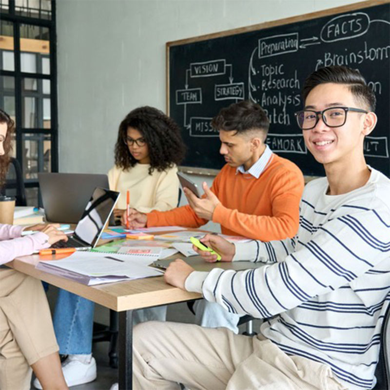 Group of students